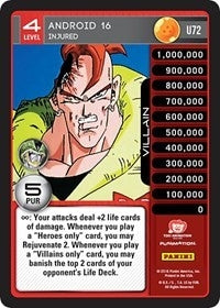Image for Android 16 - Injured (Panini: Perfection) (U72) - Dragon Ball Z TCG