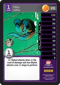 Image for Cell - Larval (Panini: Perfection) (U76) - Dragon Ball Z TCG