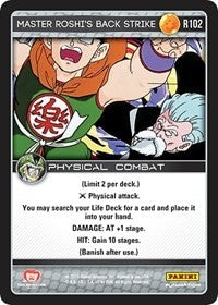 Image for Master Roshi's Back Strike (Panini: Perfection) (R102) - Dragon Ball Z TCG