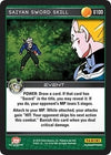 Image for Saiyan Sword Skill (Panini: Perfection) (U100) - Dragon Ball Z TCG