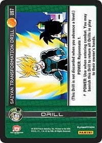 Image for Saiyan Transformation Drill (Panini: Perfection) (U97) - Dragon Ball Z TCG