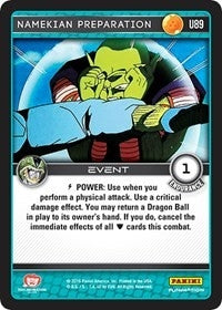 Image for Namekian Preparation (Panini: Perfection) (U89) - Dragon Ball Z TCG