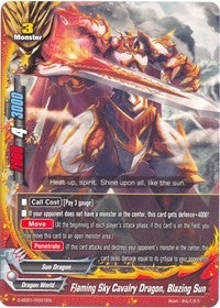 Image for Flaming Sky Cavalry Dragon, Blazing Sun (Starter Deck: Scorching Sun Dragon) (D-SD01/0001EN) - Future Card BuddyFight