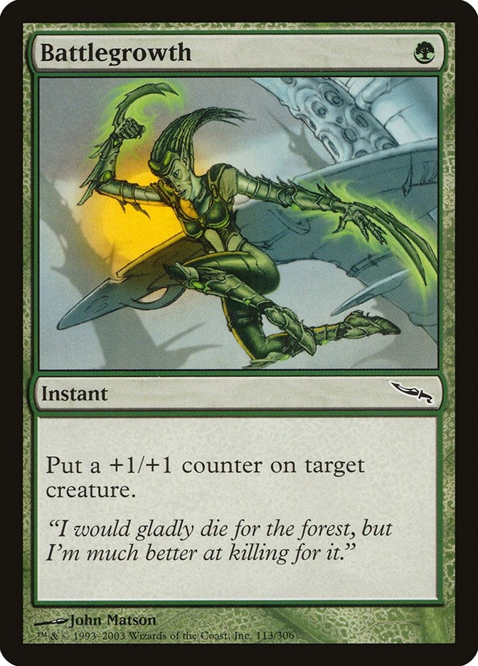 Image for Battlegrowth (Mirrodin) (113) - Magic: The Gathering