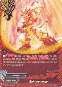 Image for Shine-energy (Starter Deck: Scorching Sun Dragon) (D-SD01/0012EN) - Future Card BuddyFight