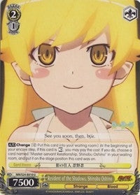 Image for Resident of the Shadows, Shinobu Oshino (NISEMONOGATARI) (NM/S24-E010) - Weiss Schwarz