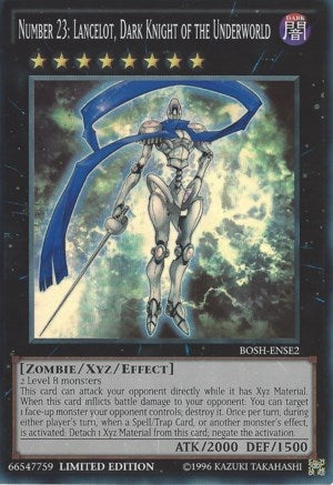 Image for Number 23: Lancelot, Dark Knight of the Underworld (Breakers of Shadow) (BOSH-ENSE2) - YuGiOh