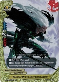 Image for Dekalfar Demon Swordsman, Heim (Neo Enforcer ver.E) (H-BT01/0013EN) - Future Card BuddyFight