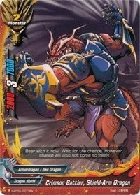 Image for Crimson Battler, Shield-Arm Dragon (Neo Enforcer ver.E) (H-BT01/0071EN) - Future Card BuddyFight
