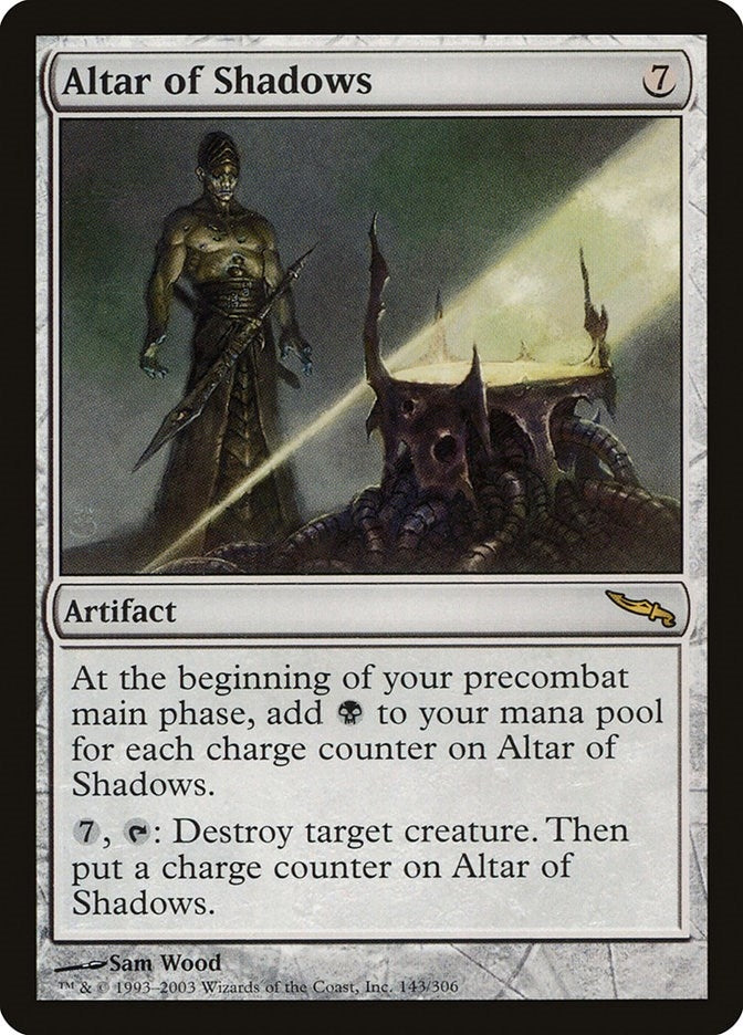 Image for Altar of Shadows (Mirrodin) (143) - Magic: The Gathering