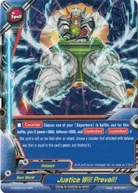Image for Justice Will Prevail! (Trial Deck: Radiant Force) (H-SD02/0010EN) - Future Card BuddyFight