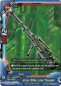 Image for Army Rifle, Line Thunder (Trial Deck: Radiant Force) (H-SD02/0015EN) - Future Card BuddyFight