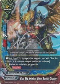 Image for Blue Sky Knights, Drum Bunker Dragon (Great Clash!! Dragon VS Danger) (EB02/0004EN) - Future Card BuddyFight