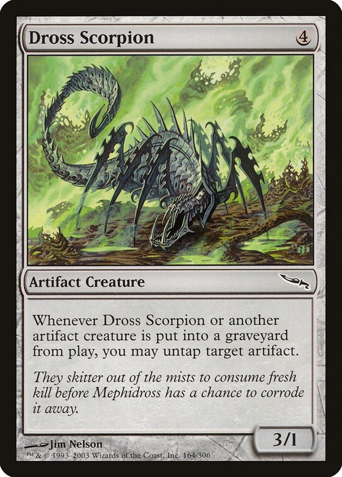 Image for Dross Scorpion (Mirrodin) (164) - Magic: The Gathering