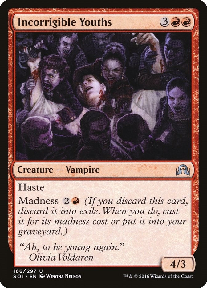 Image for Incorrigible Youths (Shadows over Innistrad) (166) - Magic: The Gathering