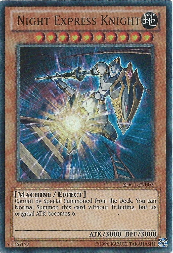 Image for Night Express Knight (Yu-Gi-Oh! ZEXAL World Duel Carnival Promos) (ZDC1-EN002) - YuGiOh