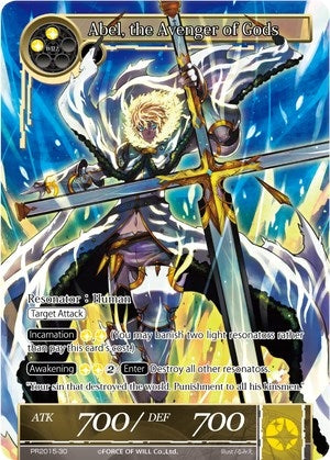 Image for Abel, the Avenger of Gods (Promo Cards) (PR2015-030) - Force of Will
