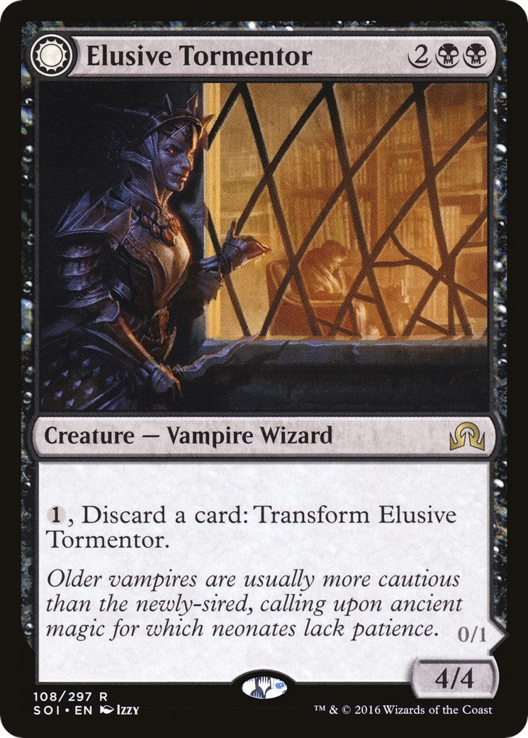 Image for Elusive Tormentor (Shadows over Innistrad) (108) - Magic: The Gathering