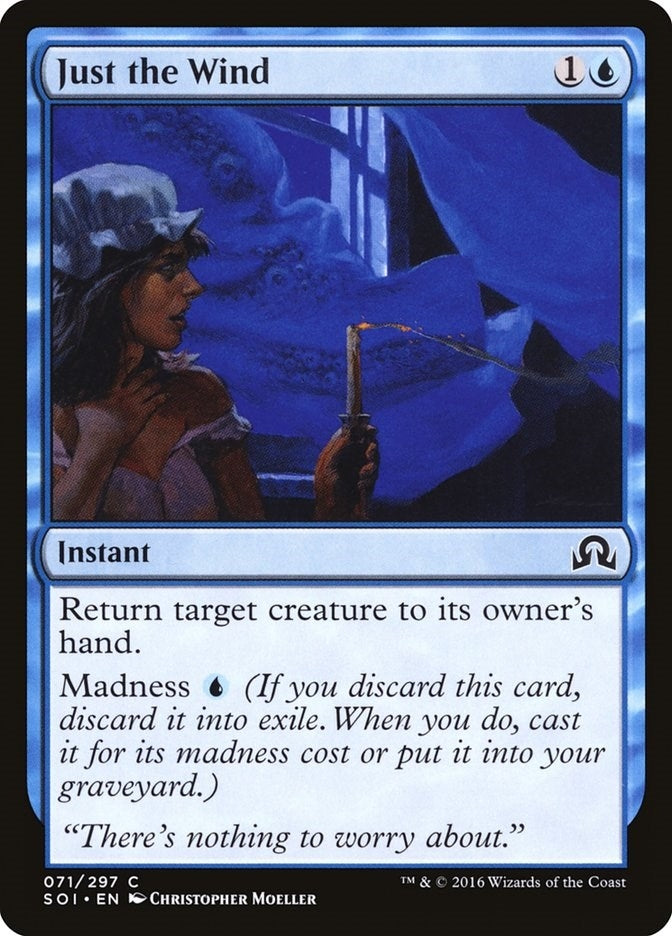 Image for Just the Wind (Shadows over Innistrad) (71) - Magic: The Gathering