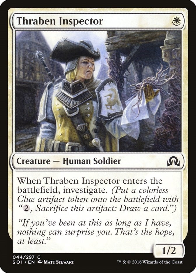 Image for Thraben Inspector (Shadows over Innistrad) (44) - Magic: The Gathering