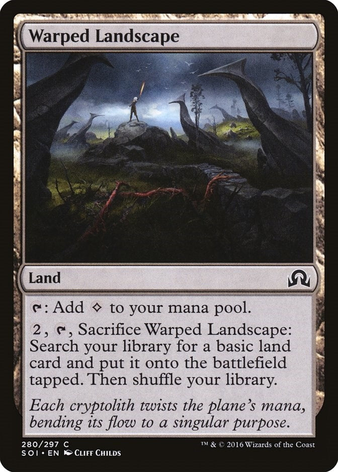 Image for Warped Landscape (Shadows over Innistrad) (280) - Magic: The Gathering