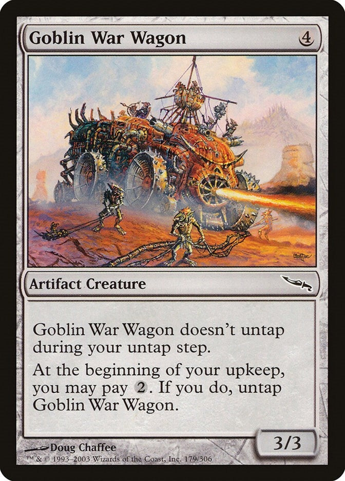 Image for Goblin War Wagon (Mirrodin) (179) - Magic: The Gathering