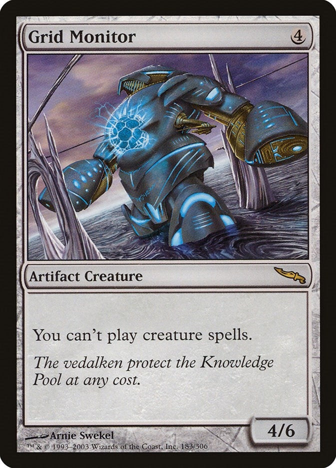 Image for Grid Monitor (Mirrodin) (183) - Magic: The Gathering