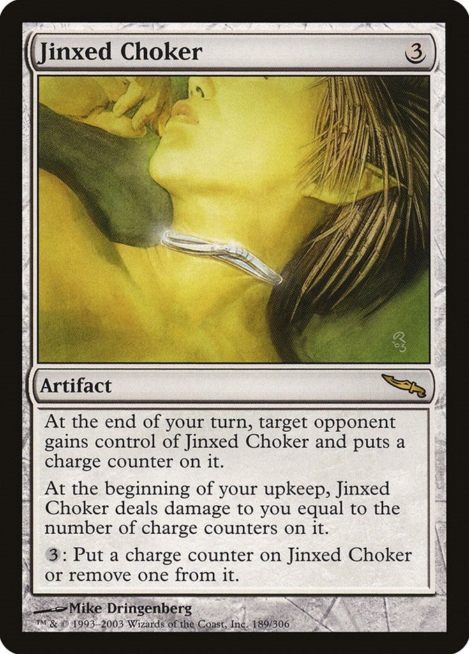 Image for Jinxed Choker (Mirrodin) (189) - Magic: The Gathering