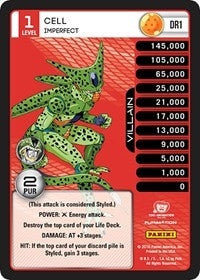 Image for Cell - Imperfect (High Tech Foil) (Panini: Perfection) (DR1) - Dragon Ball Z TCG
