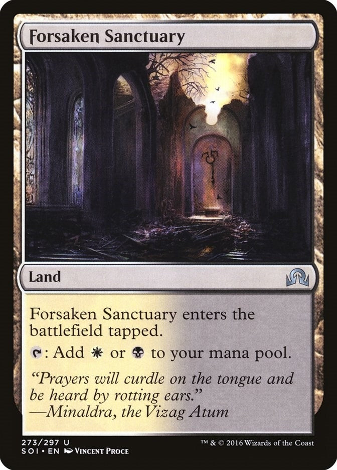 Image for Forsaken Sanctuary (Shadows over Innistrad) (273) - Magic: The Gathering