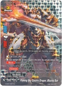 Image for Flaming Sky Cavalry Dragon, Blazing Sun (RR Foil) (Starter Deck: Scorching Sun Dragon) (D-SD01/0001EN) - Future Card BuddyFight