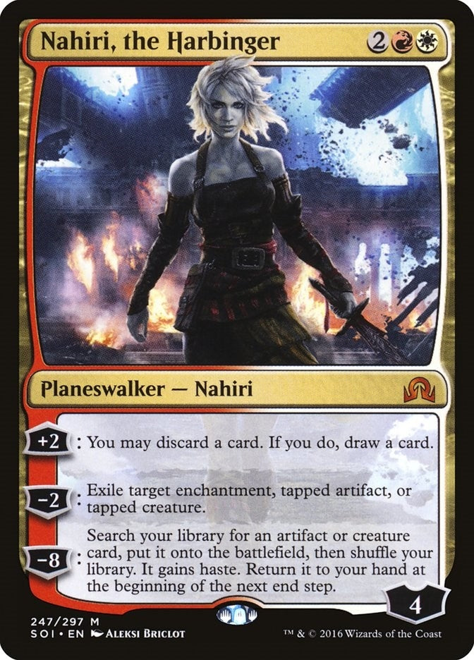 Image for Nahiri, the Harbinger (Shadows over Innistrad) (247) - Magic: The Gathering