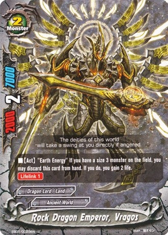 Image for Rock Dragon Emperor, Vragos (Immortal Entities) (EB01/0023EN) - Future Card BuddyFight