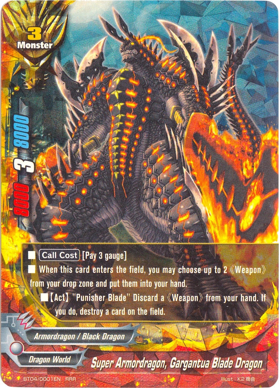 Image for Super Armordragon, Gargantua Blade Dragon (Darkness Fable) (BT04/0001EN) - Future Card BuddyFight