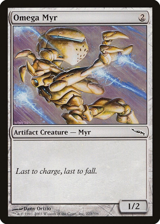 Image for Omega Myr (Mirrodin) (223) - Magic: The Gathering