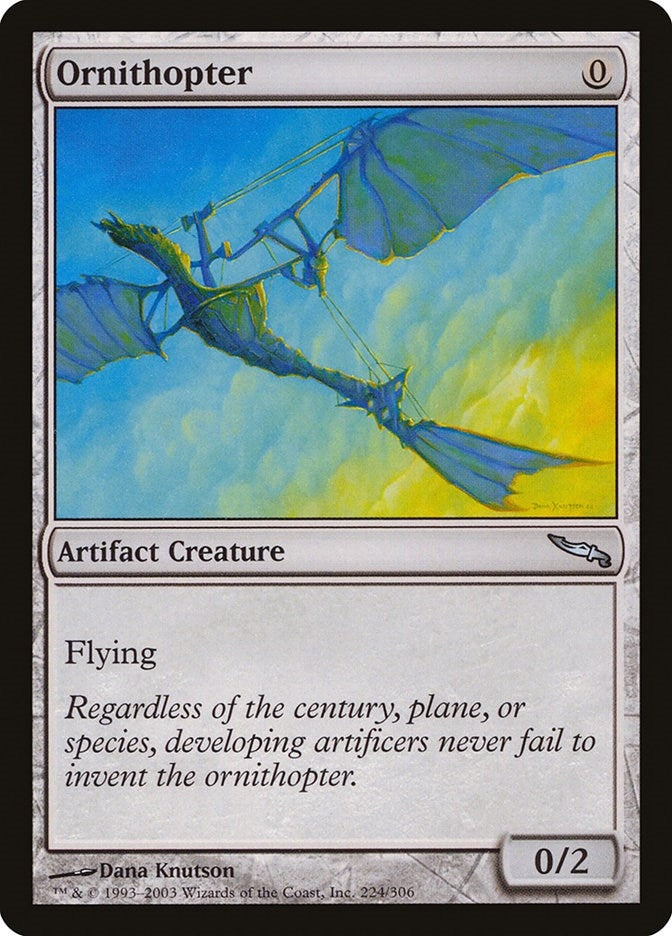 Image for Ornithopter (Mirrodin) (224) - Magic: The Gathering