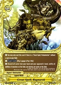 Image for Great Spell, Ragnarok (Darkness Fable) (BT04/0032EN) - Future Card BuddyFight