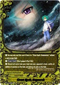 Image for Great Spell, Ragnarok (SP) (Darkness Fable) (BT04/S006EN) - Future Card BuddyFight