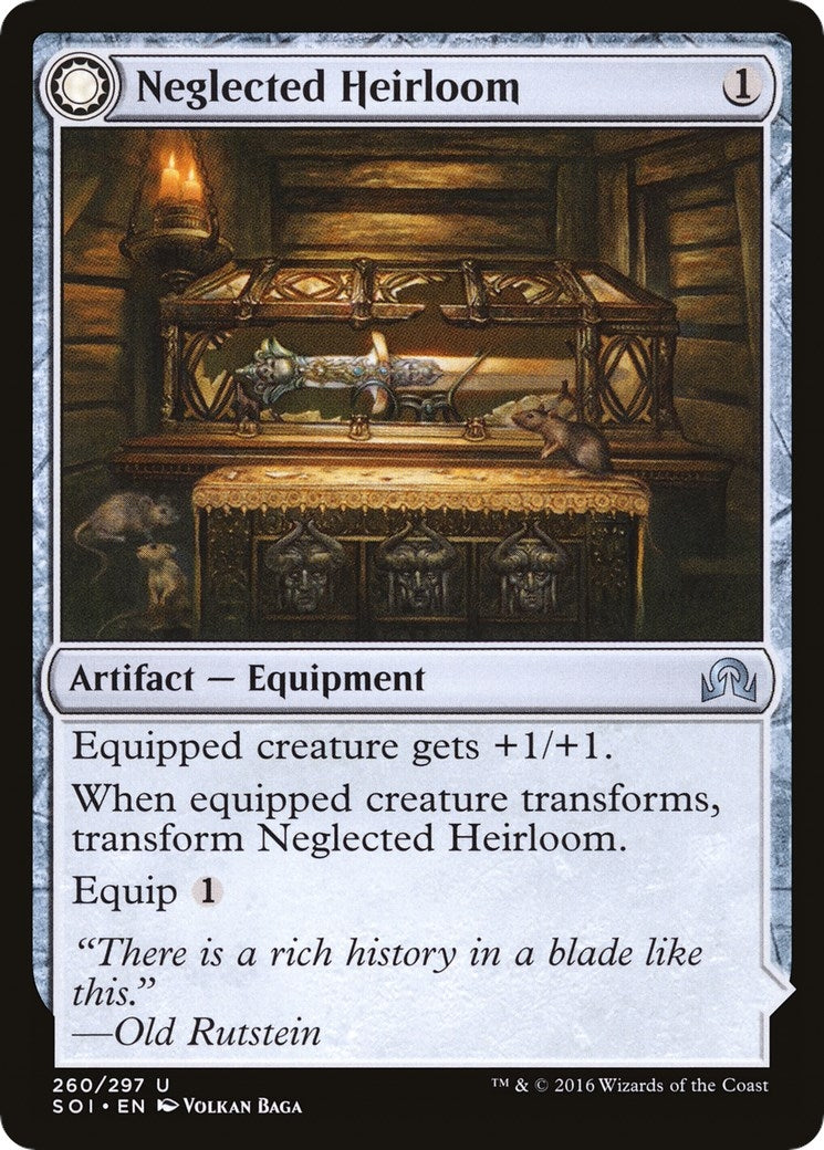 Image for Neglected Heirloom (Shadows over Innistrad) (260) - Magic: The Gathering
