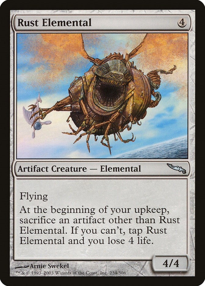 Image for Rust Elemental (Mirrodin) (234) - Magic: The Gathering