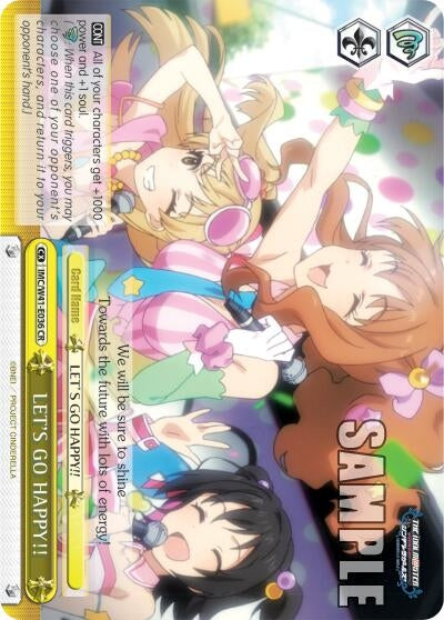 Image for LET'S GO HAPPY!! (The iDOLM@STER Cinderella Girls) (IMC/W41-E036 CR) - Weiss Schwarz