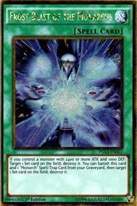 Image for Frost Blast of the Monarchs (Premium Gold: Infinite Gold) (PGL3-EN012) - YuGiOh