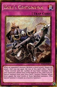 Image for King's Consonance (Premium Gold: Infinite Gold) (PGL3-EN019) - YuGiOh