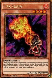 Image for Fire Hand (Premium Gold: Infinite Gold) (PGL3-EN022) - YuGiOh
