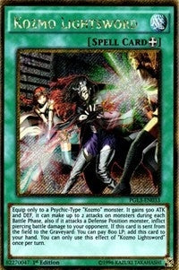 Image for Kozmo Lightsword (Premium Gold: Infinite Gold) (PGL3-EN033) - YuGiOh