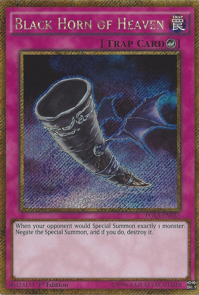 Image for Black Horn of Heaven (Premium Gold: Infinite Gold) (PGL3-EN035) - YuGiOh