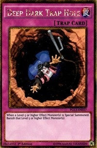 Image for Deep Dark Trap Hole (Premium Gold: Infinite Gold) (PGL3-EN037) - YuGiOh
