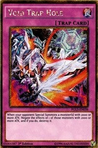 Image for Void Trap Hole (Premium Gold: Infinite Gold) (PGL3-EN038) - YuGiOh