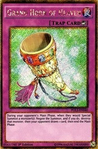 Image for Grand Horn of Heaven (Premium Gold: Infinite Gold) (PGL3-EN040) - YuGiOh