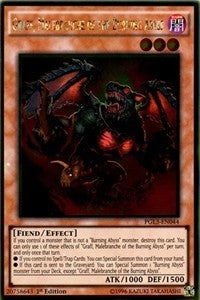 Image for Graff, Malebranche of the Burning Abyss (Premium Gold: Infinite Gold) (PGL3-EN044) - YuGiOh